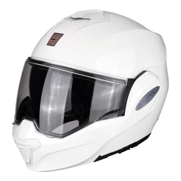 CASQUE EXO TECH SOLID Blanc brillant