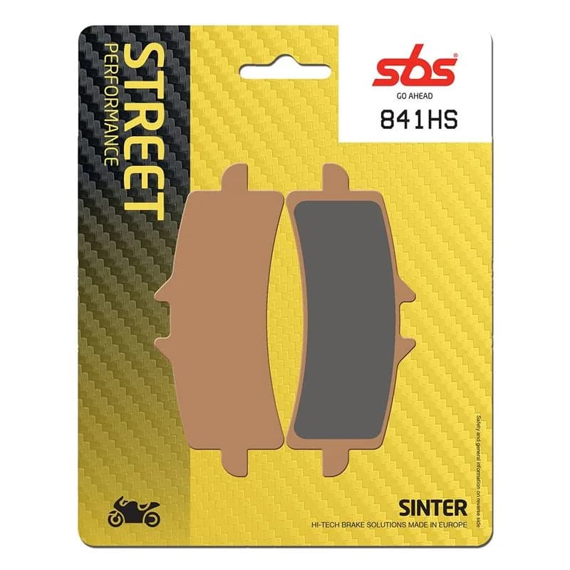 PLAQUETTES DE FREIN SBS 841HS Street Sinter - Métal fritté avant