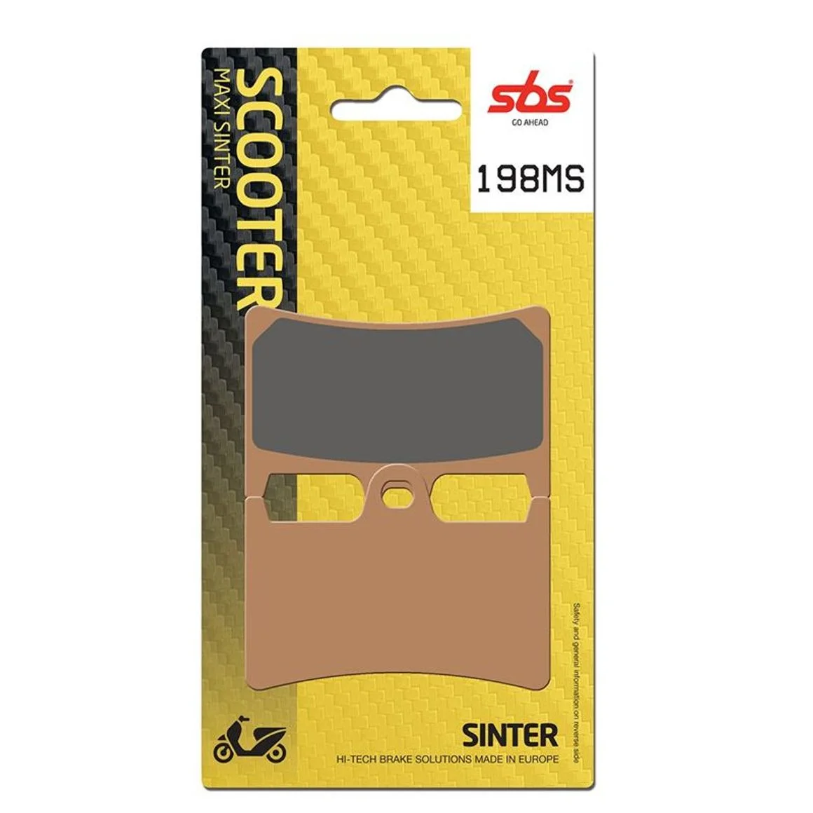 PLAQUETTES SBS 198MS AVANT