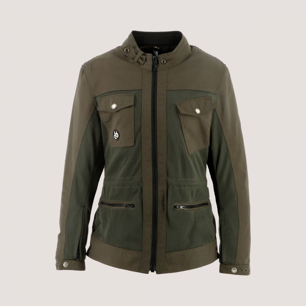 VESTE FEMME HELSTON  SAHARA KAKI