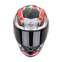 CASQUE EXO R1 EVO ZACCONE REPLICA ARGENT-NOIR-ROUGE