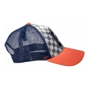 CASQUETTE HELSTONS BLEU ROUGE