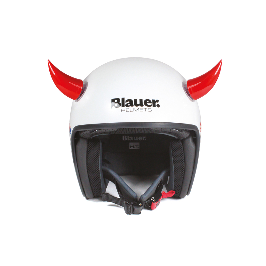 [3701177239268] Décoration Casque Cornes Rouges (La Paire)